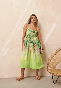 Next REGULAR FIT - Dnevna haljina - lime green floral