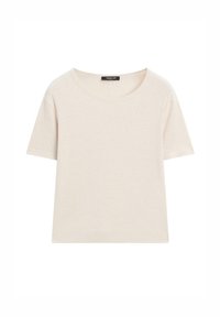 FADED CREW NECK - T-shirts basic - stone