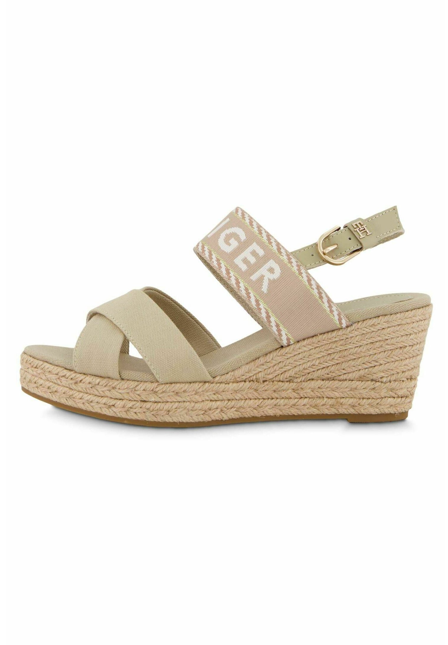 Tommy Hilfiger Keilsandalette - sandalwood/taupe - Zalando.de
