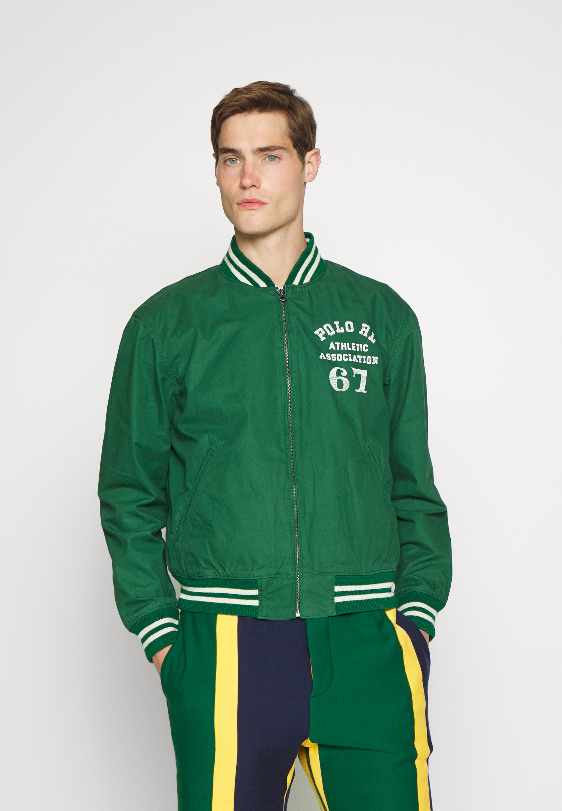 Top 62+ imagen ralph lauren mens varsity jacket Thptnganamst.edu.vn