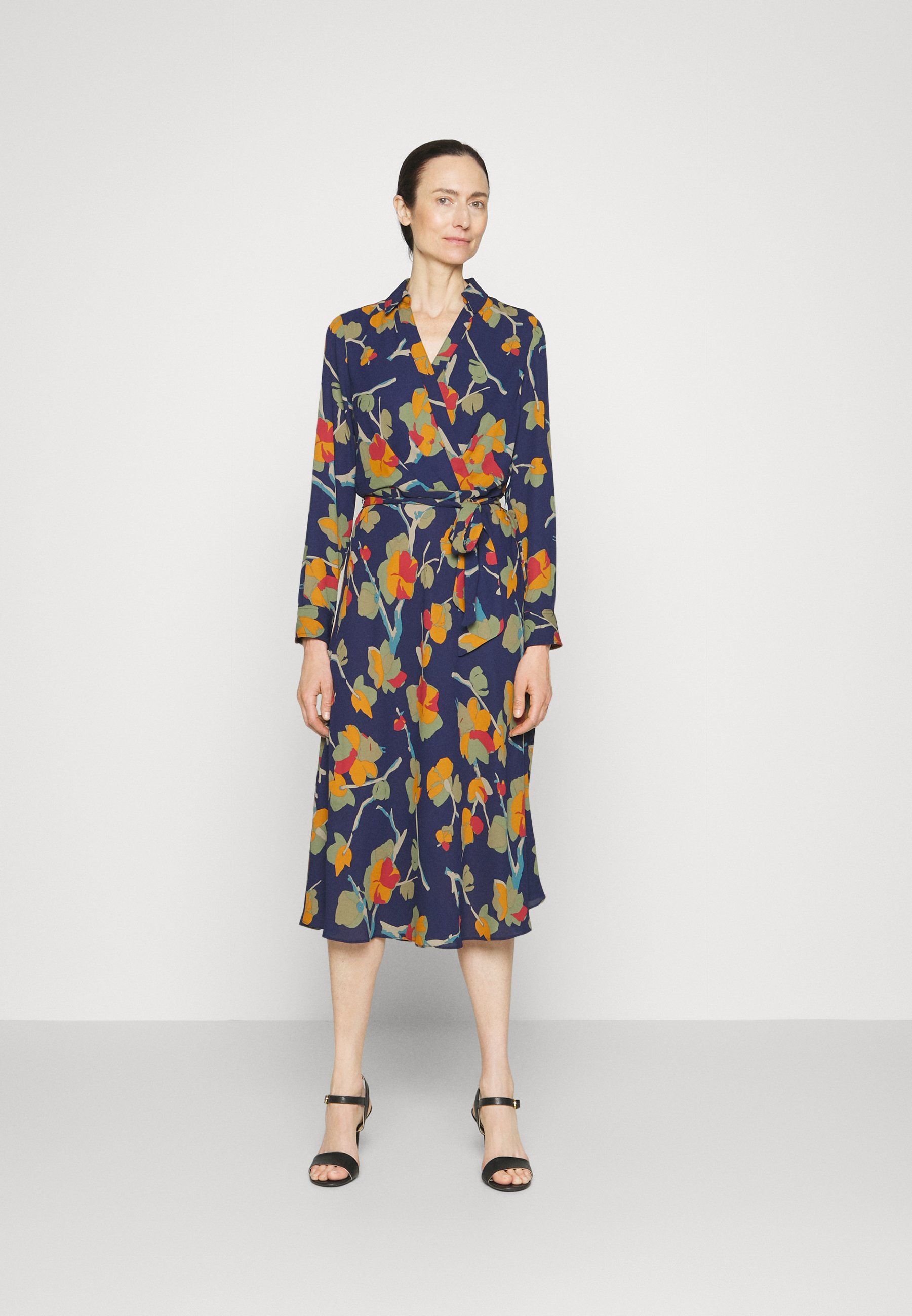 Lauren Ralph Lauren ROWELLA LONG SLEEVE DAY DRESS Day dress blue multi blue Zalando