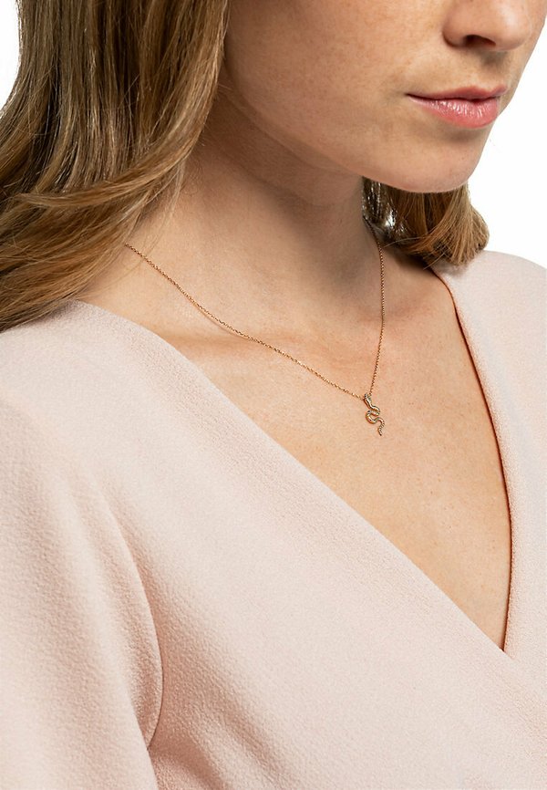 Halskette - gelbgoldfarben