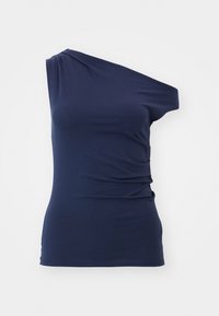 Weekday HERA DRAPE - Débardeur - dark blue