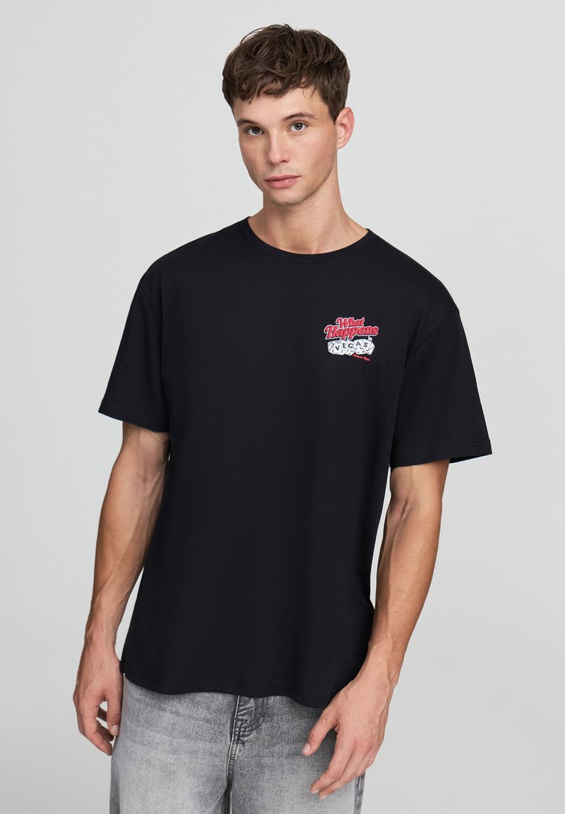 Terranova T-shirt con stampa nero