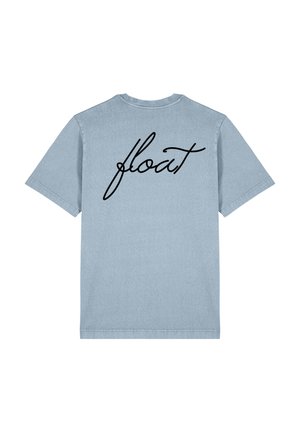 FLOAT BACK HEAVYWEIGHT - Print T-shirt - washed blue