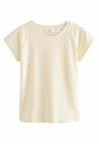 Next SHORT SLEEVE REGULAR FIT - T-shirt basique - ecru