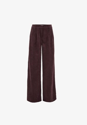 WE Fashion, Pantalon classique - aubergine