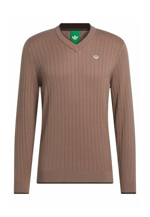 adidas Golf Originals Striktrøje - trace brown