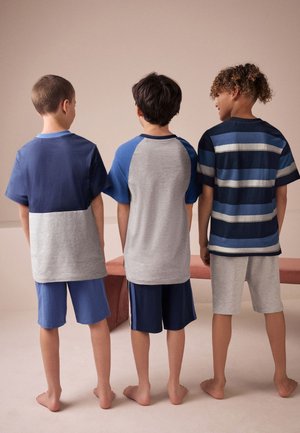 Next REGULAR FIT - SHORT PYJAMAS  SET 3 PACK  . - Pyžamová sada - navy grey