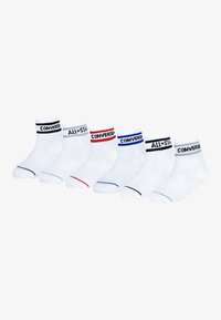 Converse WORDMARK ANKLE UNISEX 6 PACK - Calcetines - white