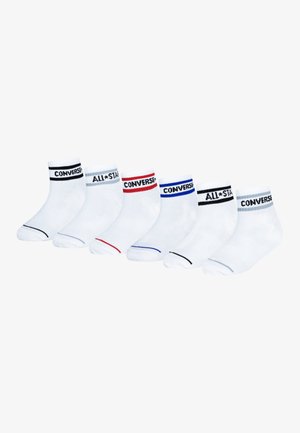 WORDMARK ANKLE UNISEX 6 PACK - Calcetines - white