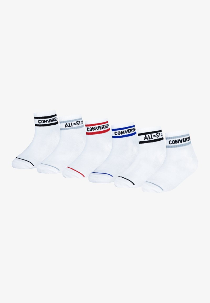 Converse WORDMARK ANKLE UNISEX 6 PACK - Calcetines - white