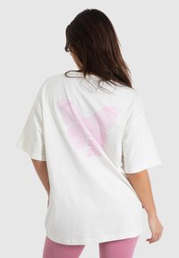 Smilodox PAYTON OVERSIZE - T-shirts print - creme