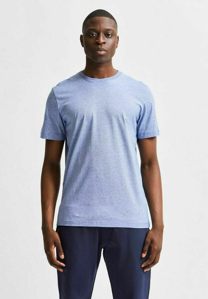 SELECTED HOMME Men's Slhnewmerce Stripe SS O-Neck Tee W Noos T-Shirt - Multicolour - XX-Large