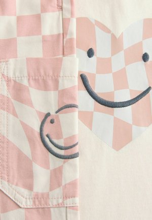 Next SET - Hlače - pink checkerboard