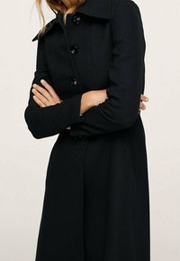 Mango Cappotto classico - black
