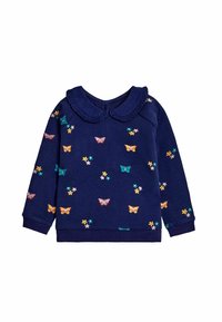 JoJo Maman Bébé EMBROIDERED COLLAR-REGULAR FIT - Melegítőfelső - navy