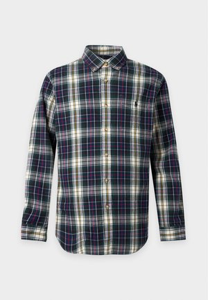 Polo Ralph Lauren CUSTOM FIT PLAID BRUSHED OXFORD SHIRT - Πουκάμισο - navy green/multi