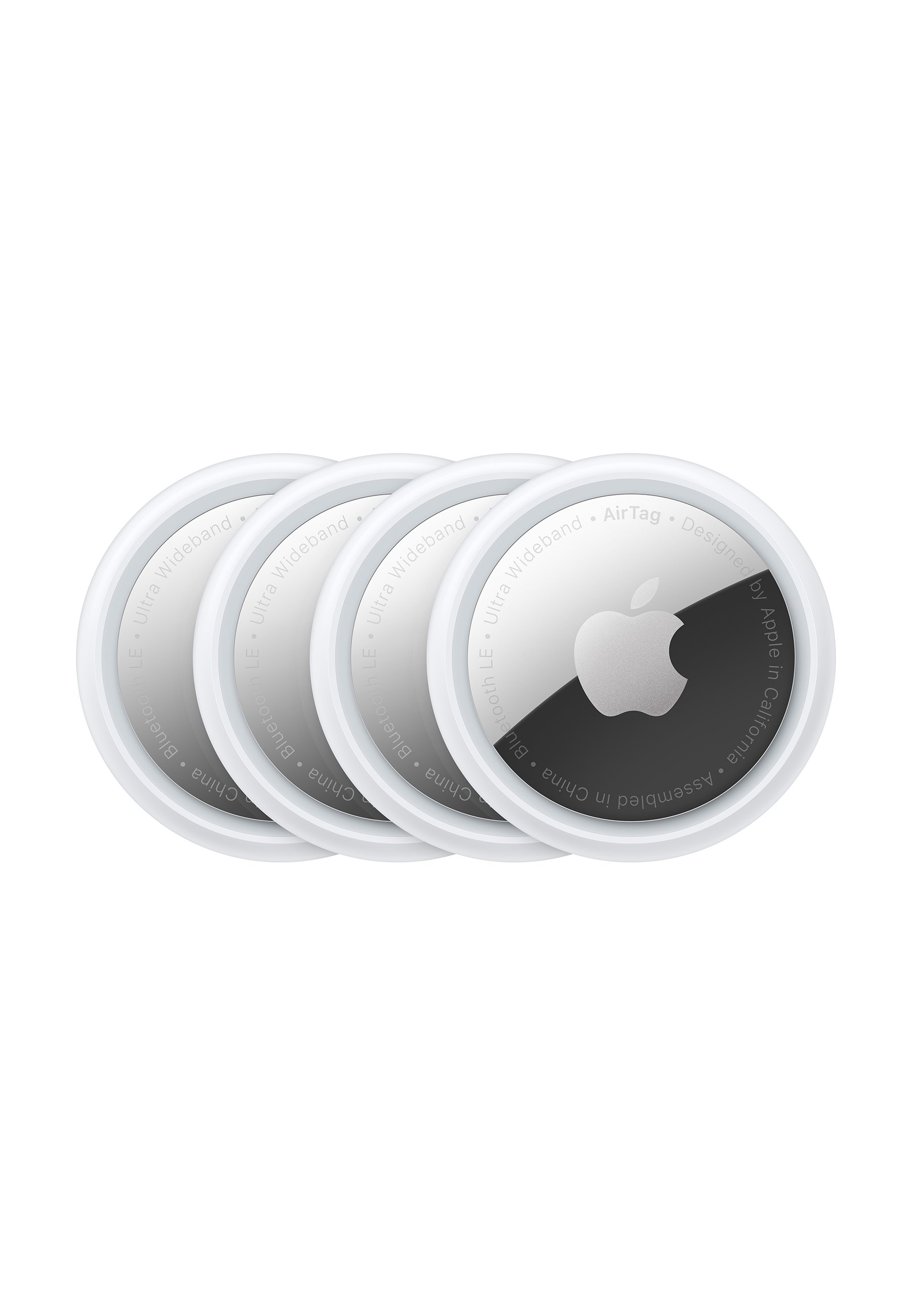 Apple AIRTAG 4 PACK - Tech accessory - silver/silver-coloured 