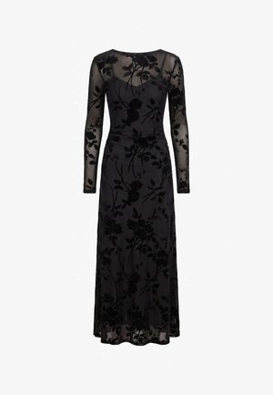 Forever New, ANGELINA BURNOUT MIDI DRESS - Vestito elegante - black