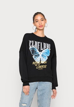 MOON BOXY TEE - Sweatshirt - black