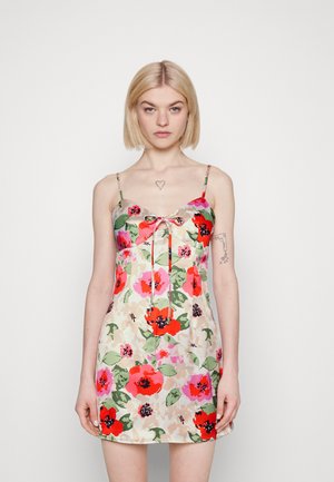 NA-KD JASMIN AZIZAM THIN STRAP MINI DRESS - Cocktail φόρεμα / Φόρεμα για πάρτι - flower