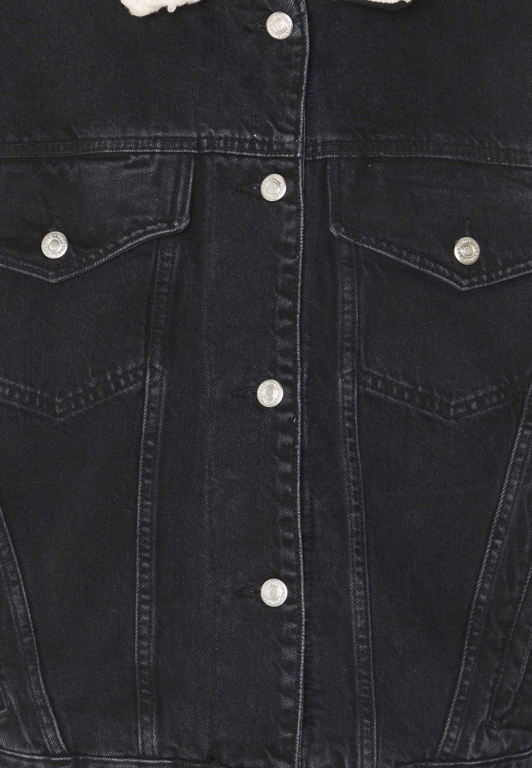 topshop sherpa jacket