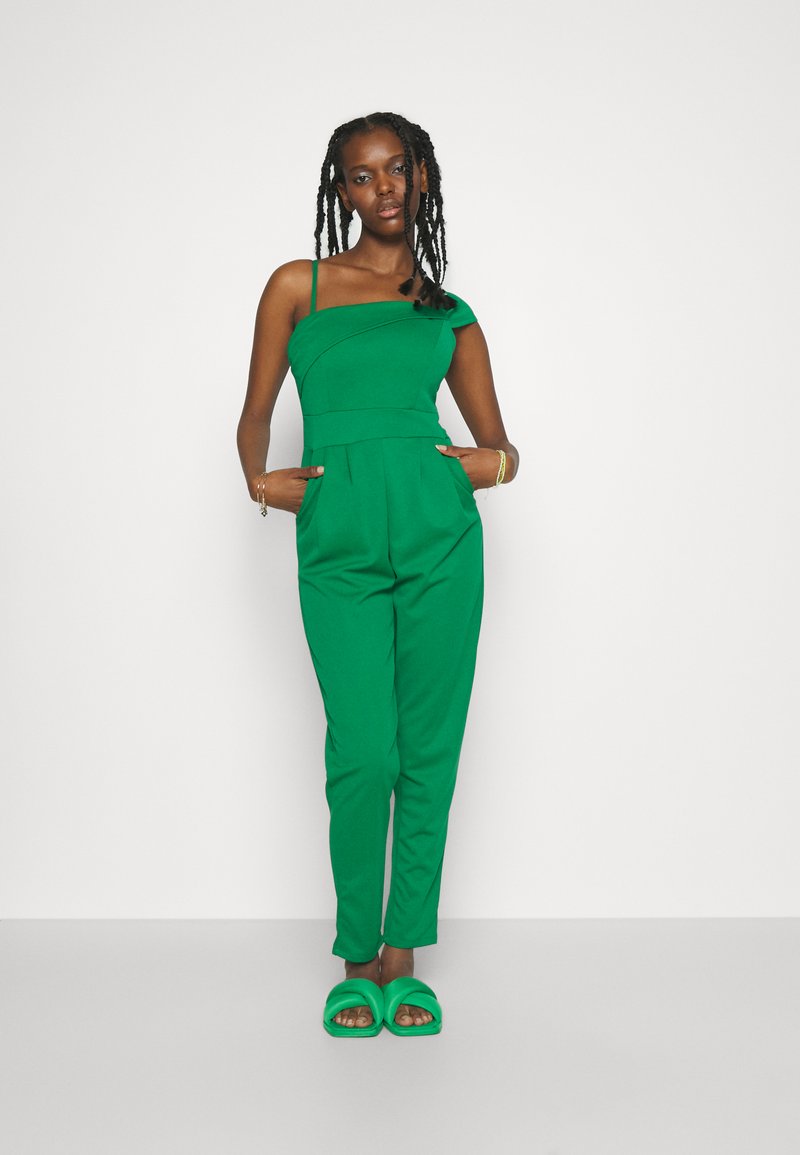 WAL G PETITE HARRIET ONE SLEEVE Jumpsuit leaf green/green Zalando.ie