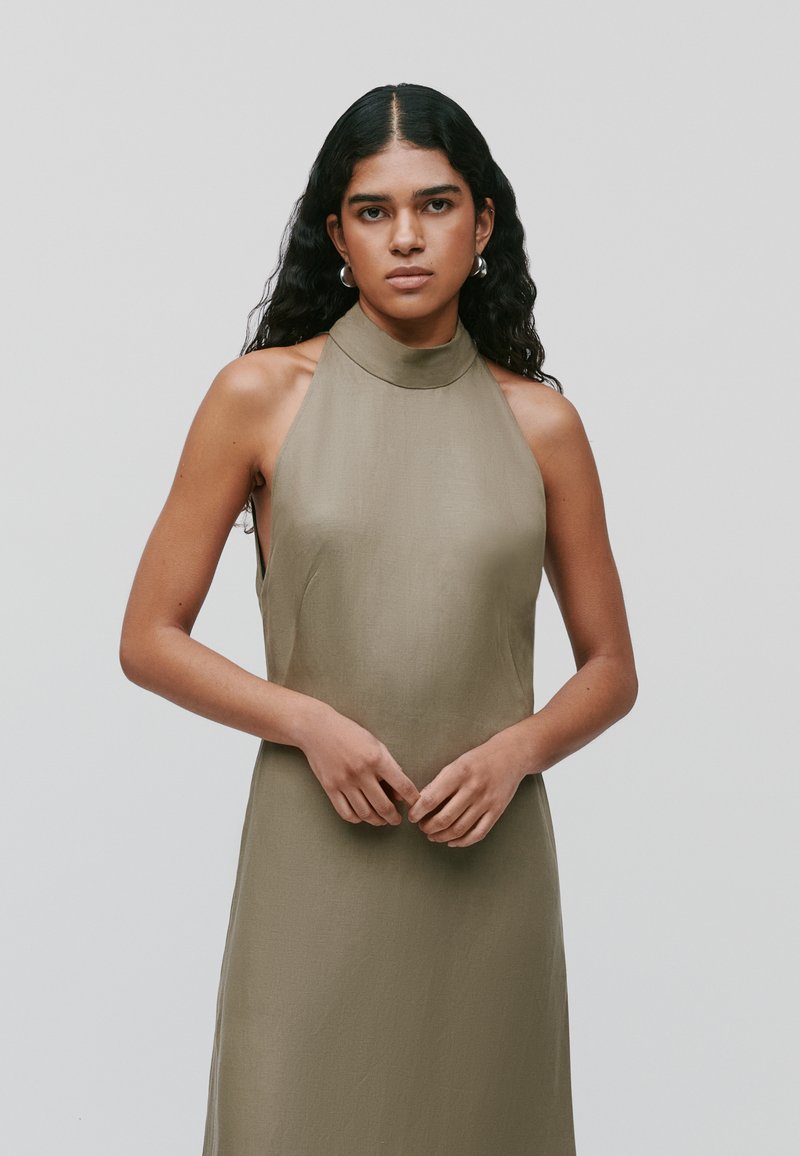 IVY OAK NELA - Maxi dress - khaki - Zalando.ie