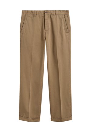 GANT, YALE COTTON TWILL CHINOS - Chinos - darkened beige