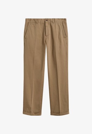 GANT, YALE COTTON TWILL CHINOS - Chinos - darkened beige
