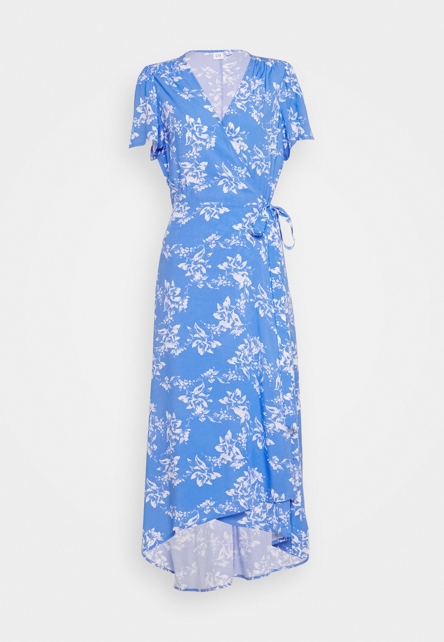 GAP MIDI WRAP DRESS Kjole blue Zalando.no GAP Kjole - blue