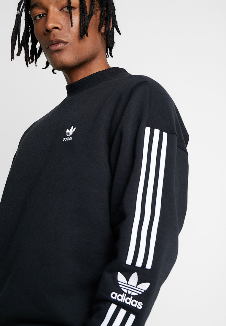 adidas Originals ADICOLOR TECH PULLOVER Sweatshirt black adidas Originals ADICOLOR TECH PULLOVER Sweatshirt black