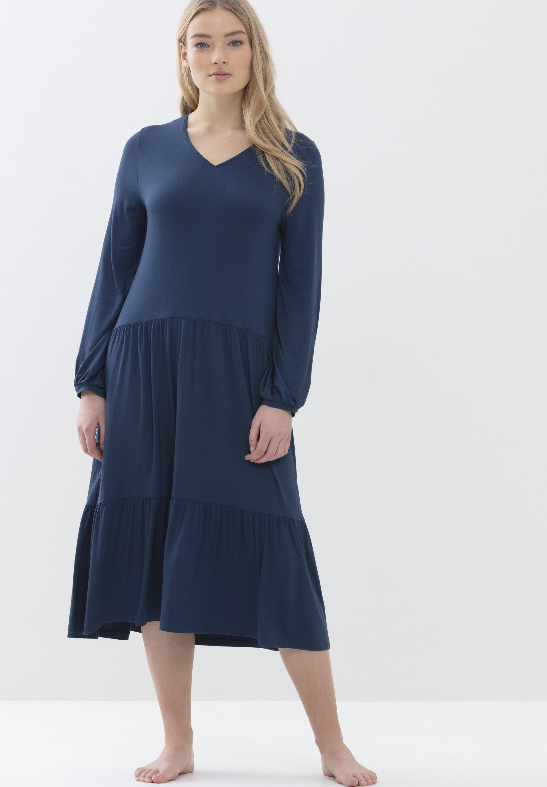 mey NACHTHEMD - Jerseyjurk - ink blue/blauw - Zalando.nl