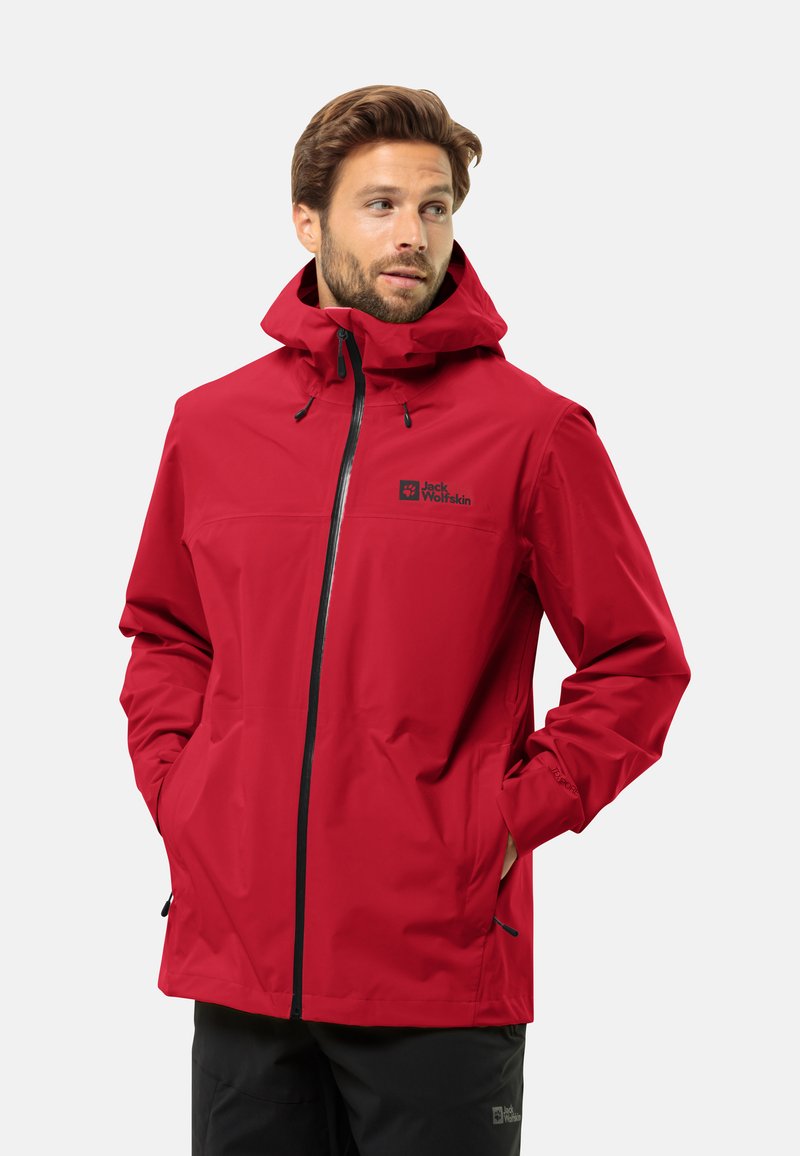 Jack Wolfskin HIGHEST PEAK - Outdoorjacke - red glow