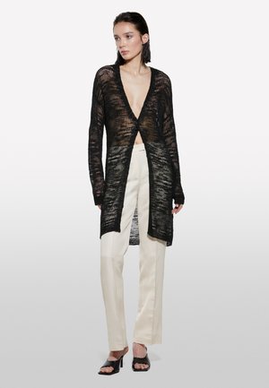 Sisley, LONG - Cardigan - black