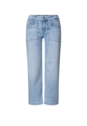 Street One, MID WAIST JEANS CULOTTE IM LOOSE FIT - Jean droit - ultra bleached random wash