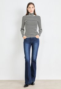 LIU JO PANT AUTHENTIC BEAT - Jean bootcut - blue denim