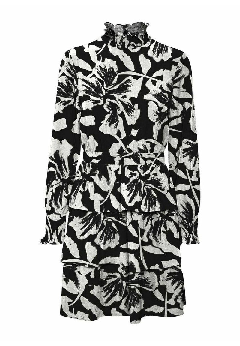 Vero Moda Jurk gemêleerd zwart Vero Moda Jurk gemêleerd zwart