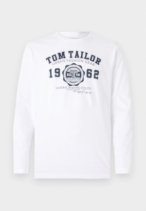 TOM TAILOR T-shirt à manches longues - white