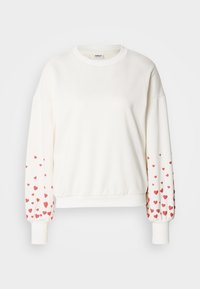 Non selezionato, cloud dancer/high risk red