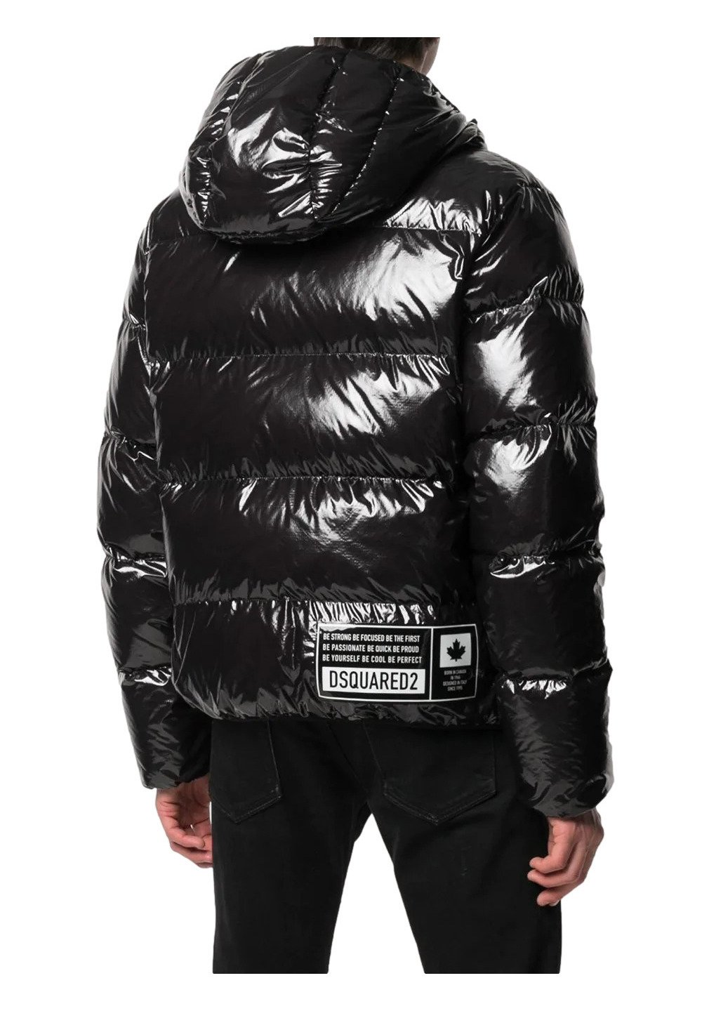 Dsquared2 PDSQ2 CON BRILLO - Chaqueta de plumas - black/negro - Zalando.es