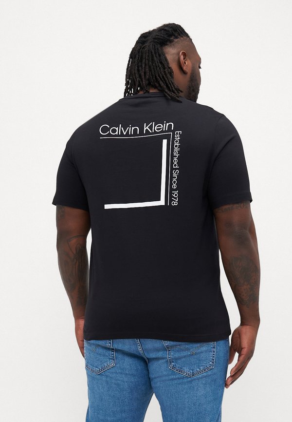 LINEAR BOX LOGO  - Print T-shirt