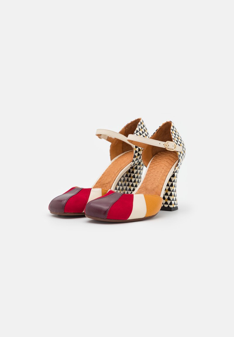 Damen Pumps | Chie Mihara FEIJA Pumps freya grape/rojo/fox leche/salou dijon/pekin blanc/nude - OZ02653 Damen Pumps | Chie Mihara FEIJA Pumps freya grape/rojo/fox leche/salou dijon/pekin blanc/nude - OZ02653