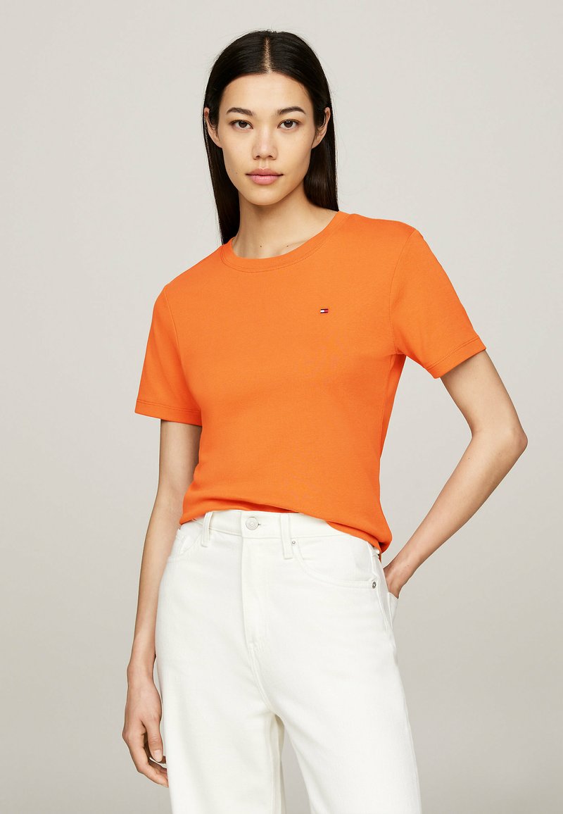 Tommy Hilfiger SLIM CODY - T-Shirt basic - autumn orange