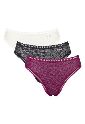 Sloggi, GO CRUSH HIGH LEG 3 PACK - Σλιπ - black combination