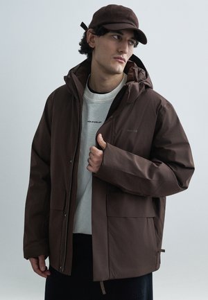 TRYVANN JACKET - Daunenjacke - dark brown