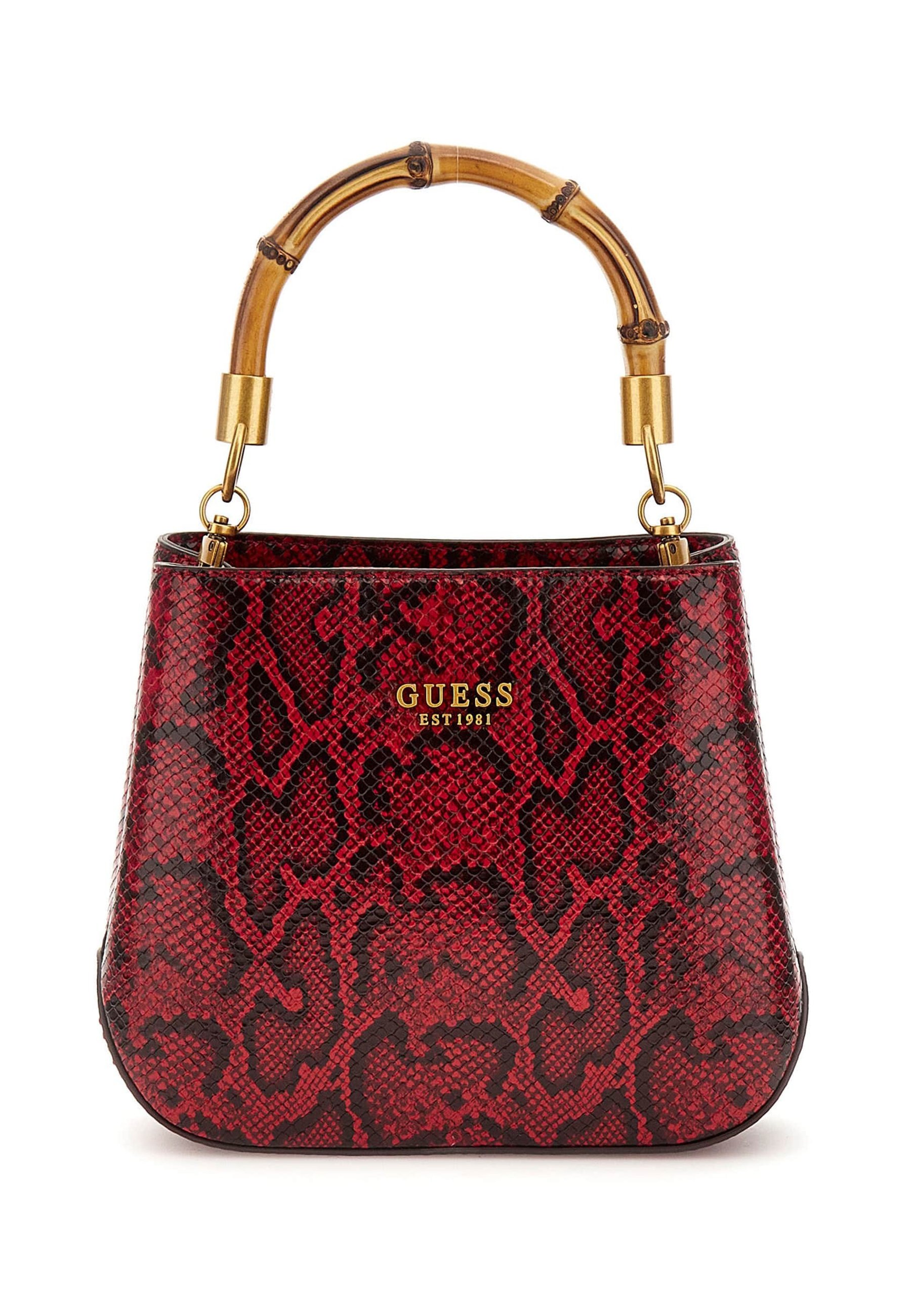 Bag Guess Rote Handtasche Guess SIBEL PYTHON Handtasche Rot