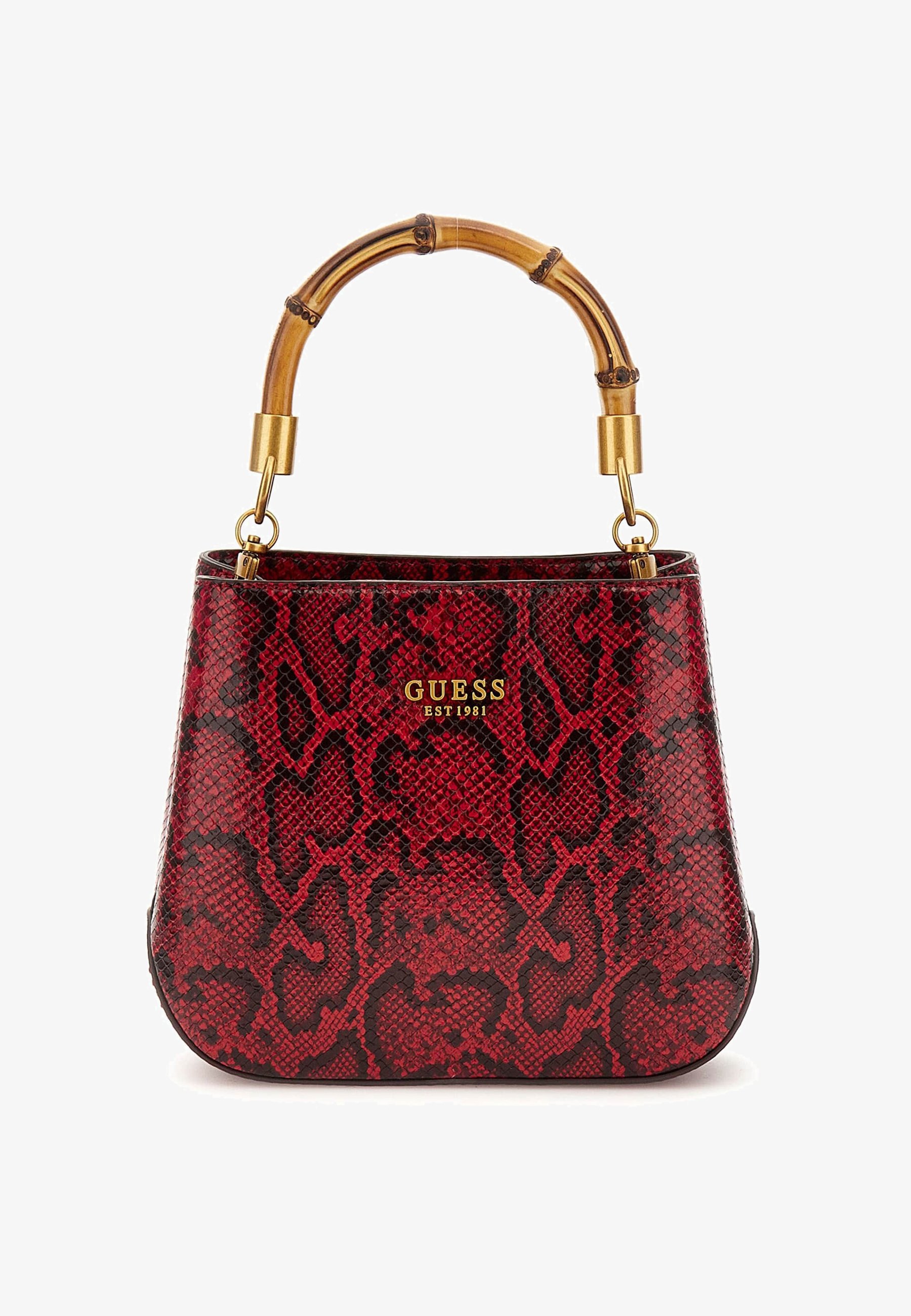 Bag Guess Rote Handtasche Guess SIBEL PYTHON Handtasche Rot