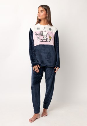 MANGA LARGA CALENTITO SNOW DRIFT SET - Pijama - azul